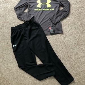 Under Armour Matching Sets - Boys size 6 under armour outfit NWT Under Armour Matching Sets - Boys size 6 under armour outfit NWT
